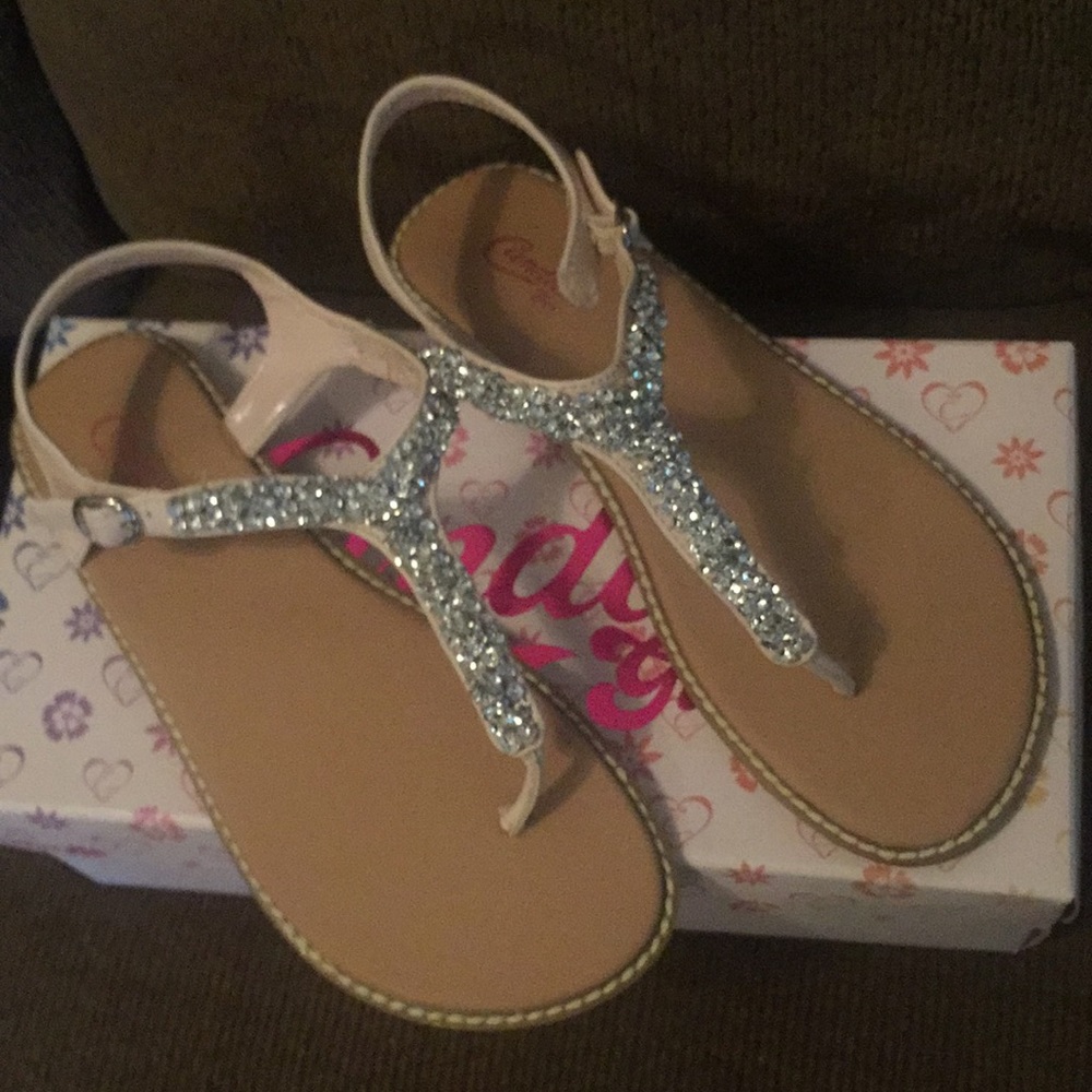 NIB Girls Candie’s Girl Sandals Size 5